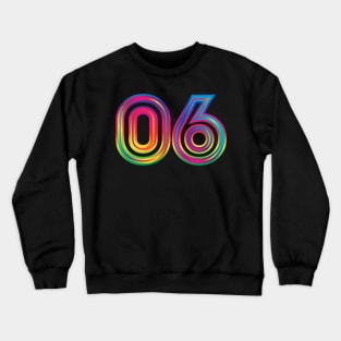 06 spectrum outline Crewneck Sweatshirt